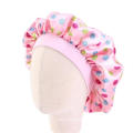 UNIQ Satin Bonnets Wide Band Toddler Hair Sleeping Hat For Natural Hair Kids Children